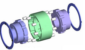 ZLD型圆锥形轴孔弹性柱销齿式联轴器